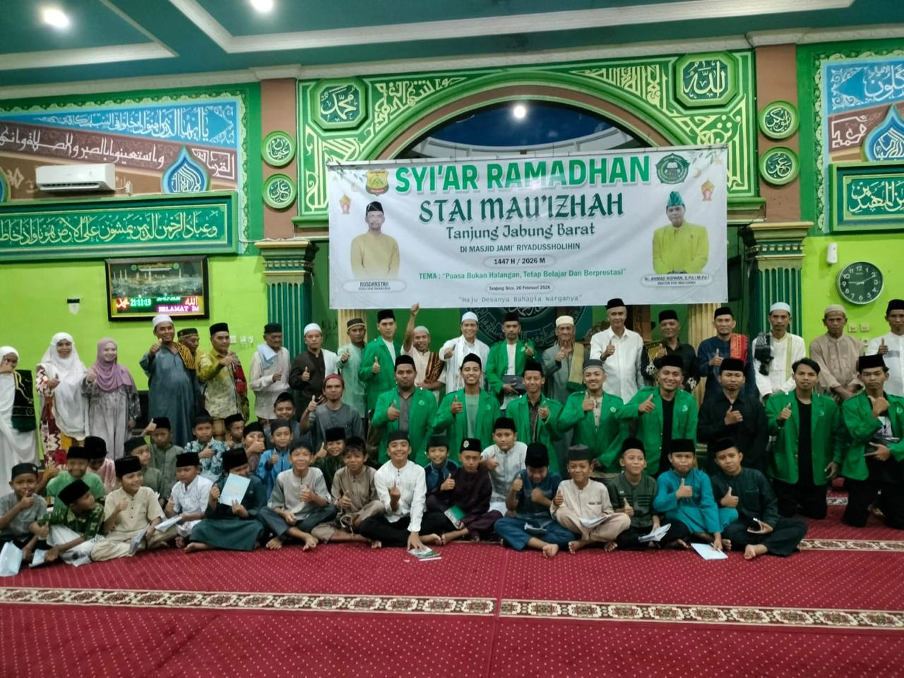 STAI Mau'izhah Gelar Syiar Ramadan 1447 H di Lima Masjid Kabupaten Tanjung Jabung Barat